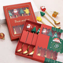 Jogo de Talheres para Sobremesa Decoração de Natal