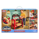 Bancada de Trabalho Infantil Creative Construction - 15 Peças com Ferramentas e Acessórios