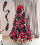 Árvore de Natal + Decoração 360º Laços Inclusa